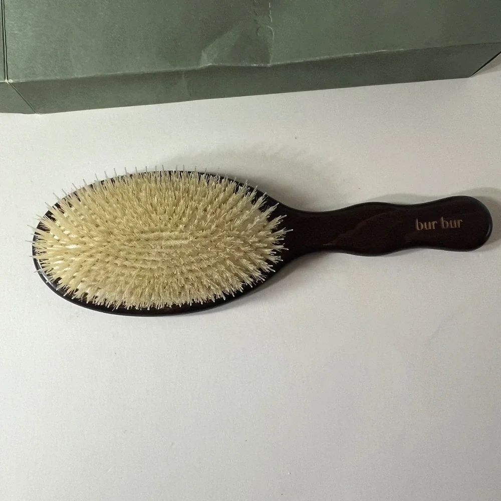 bur bur The Mermaid Ludmila Essential Hair Brush Boar Bristles Beech wood NIP
